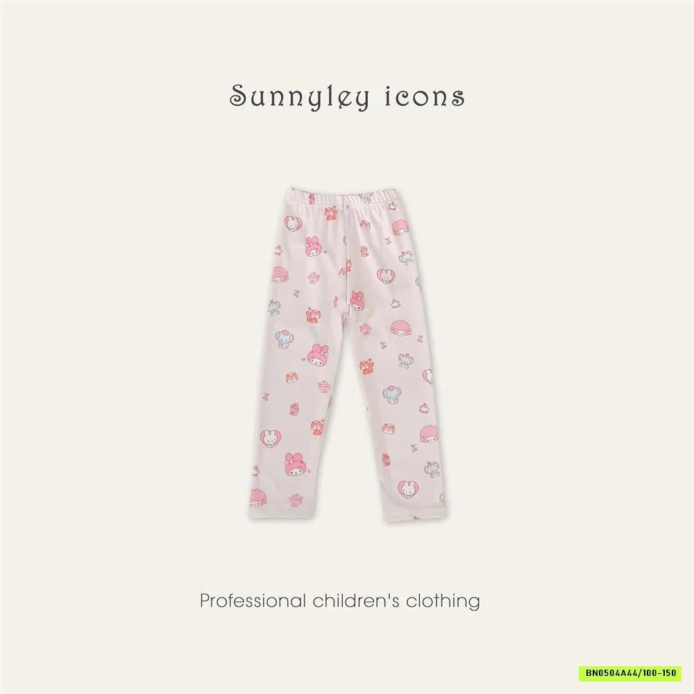 SET LEGGING HOẠT HÌNH BÉ GÁI