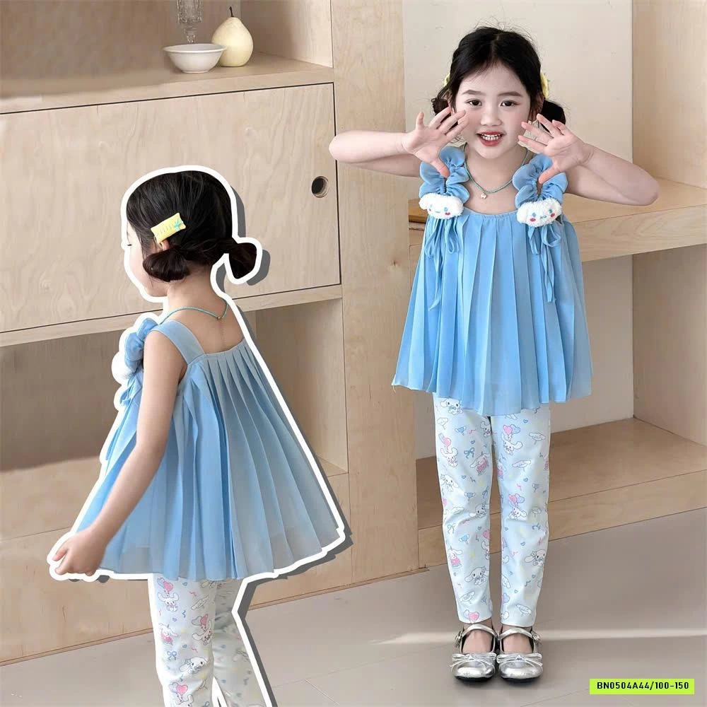 SET LEGGING HOẠT HÌNH BÉ GÁI