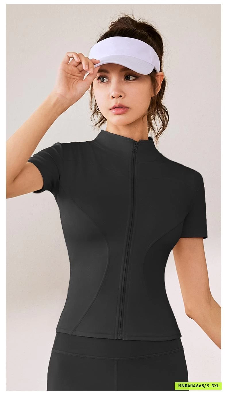 ÁO KHOÁC TẬP NGẮN TAY CỔ ĐỨNG