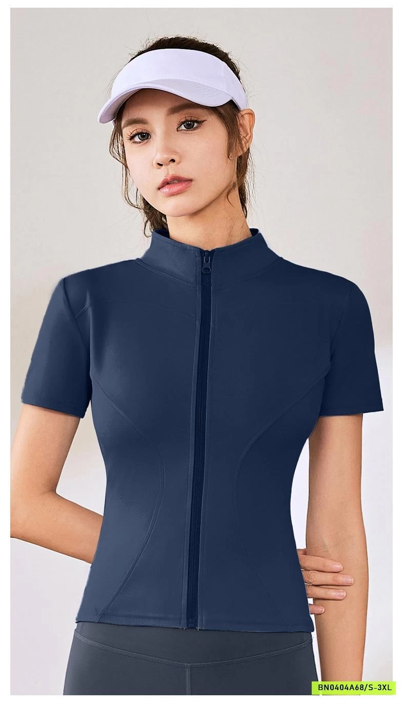 ÁO KHOÁC TẬP NGẮN TAY CỔ ĐỨNG