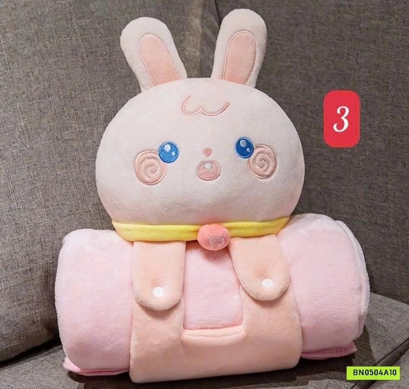 GẤU BÔNG CUỘN CHĂN 2IN1