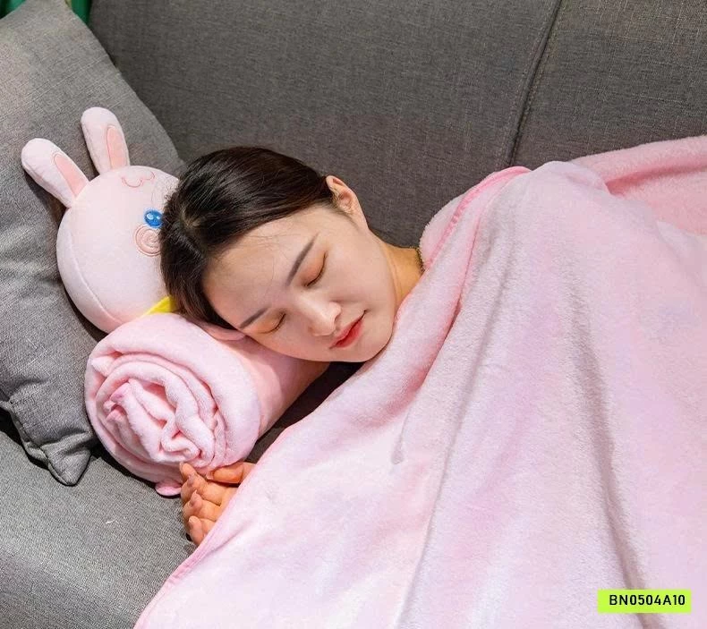 GẤU BÔNG CUỘN CHĂN 2IN1