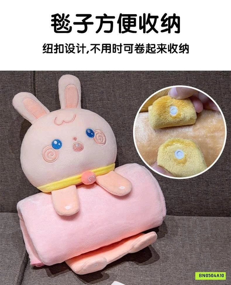 GẤU BÔNG CUỘN CHĂN 2IN1