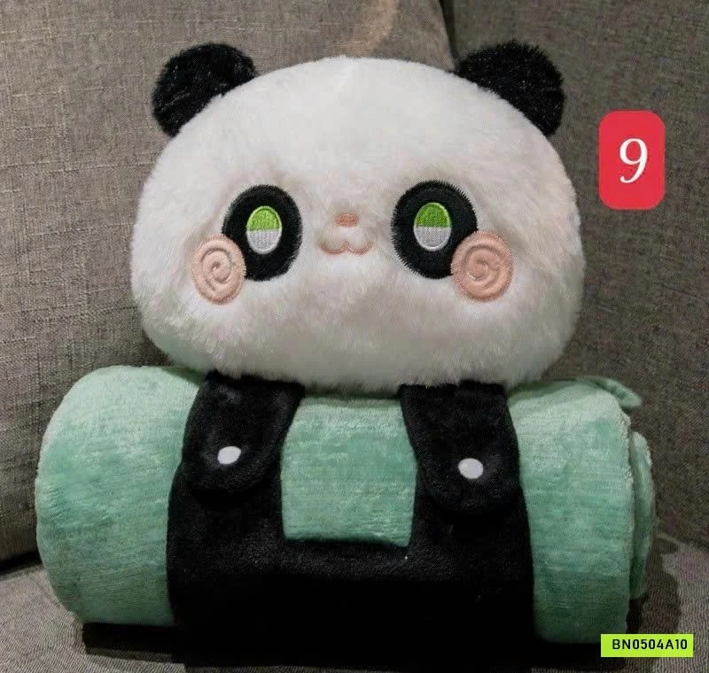 GẤU BÔNG CUỘN CHĂN 2IN1