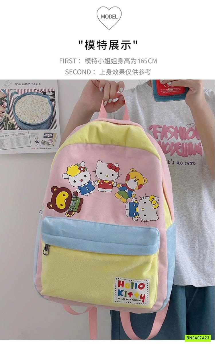 BALO KITTY  SẮC MÀU