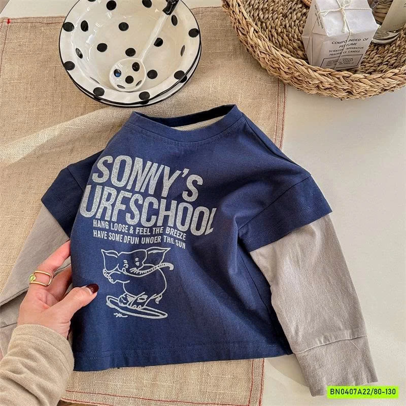 ÁO THUN TAY NỐI ADBABY