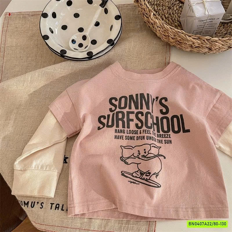 ÁO THUN TAY NỐI ADBABY