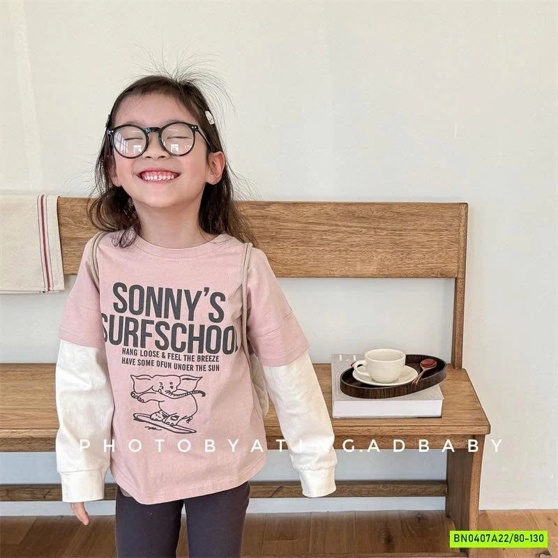 ÁO THUN TAY NỐI ADBABY