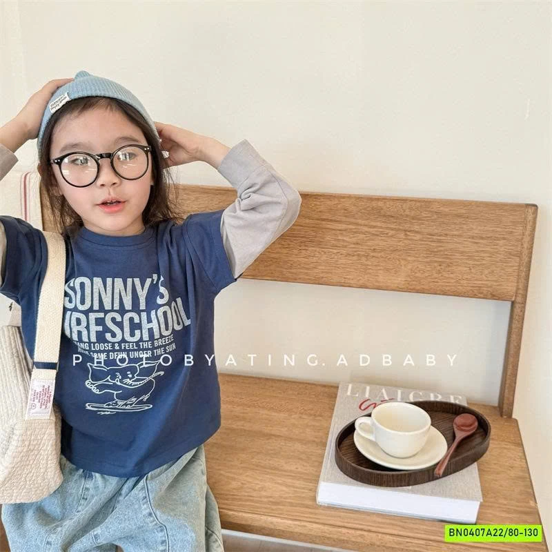 ÁO THUN TAY NỐI ADBABY