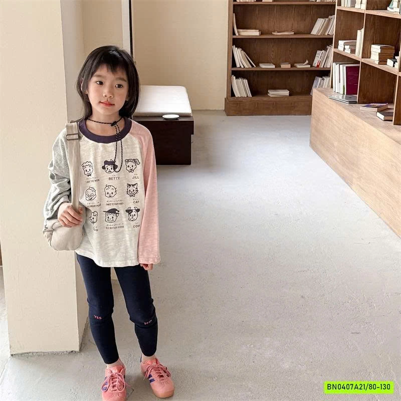 ÁO THUN XƯỚC PHỐI MÀU TAY ADBABY