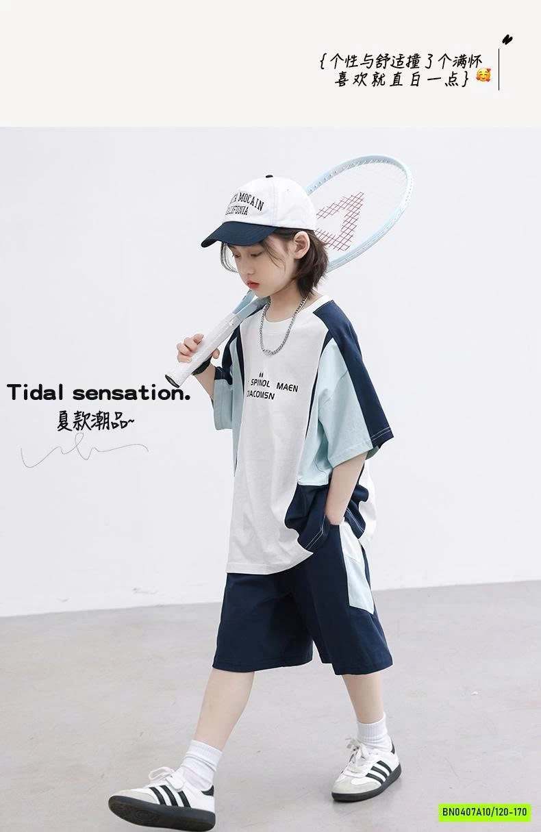 SÉT THỂ THAO XANH PHỐI MÀU