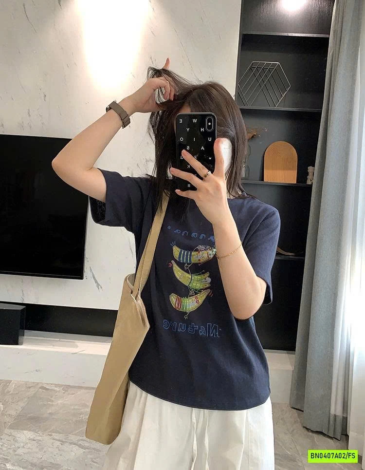 ÁO COTTON GIẤY QUẢ CHUỐI