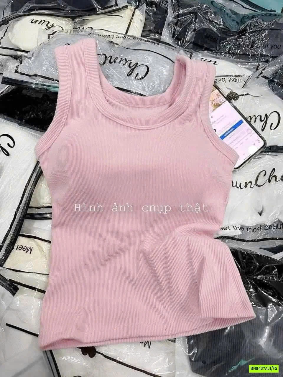 ÁO SÁT NÁCH KÈM BRA