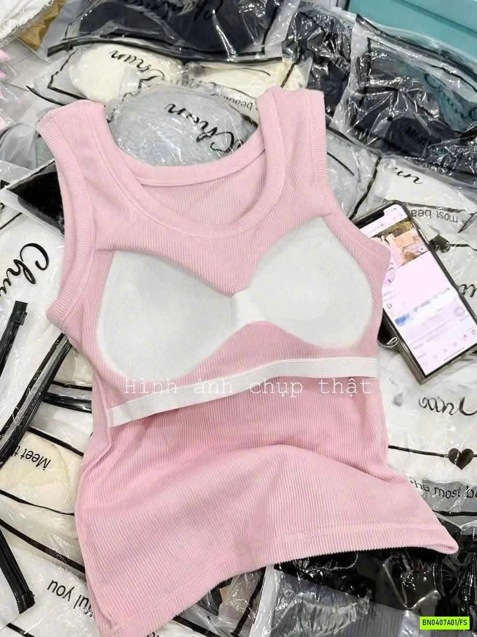 ÁO SÁT NÁCH KÈM BRA