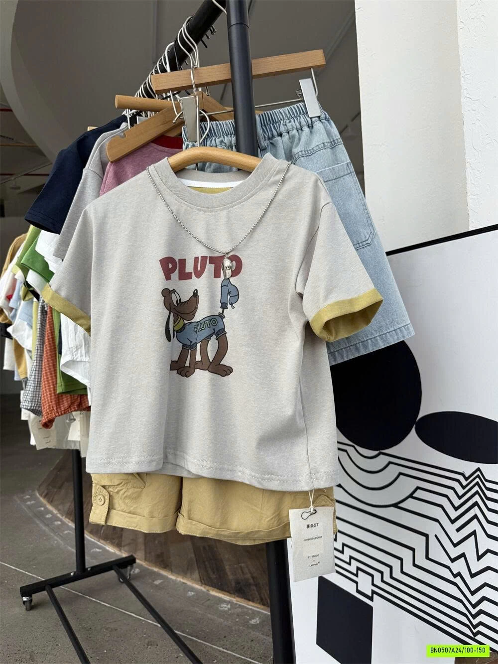 ÁO THUN CÚN PLUTO XUẤT HÀN