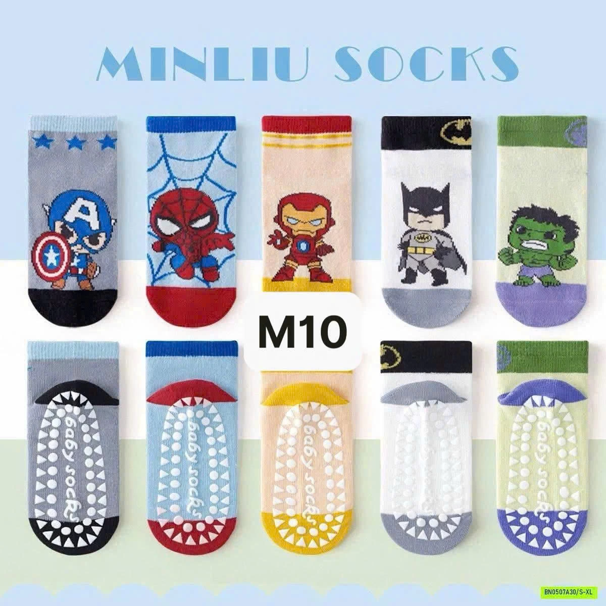 SET 5 ĐÔI TẤT CHỐNG TRƯỢT NHÀ MINLIU