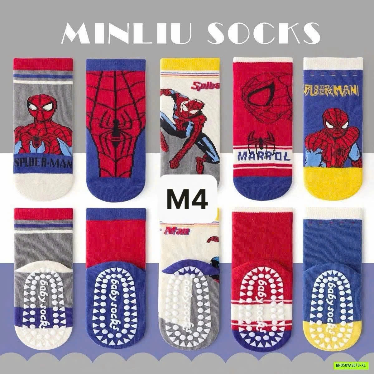 SET 5 ĐÔI TẤT CHỐNG TRƯỢT NHÀ MINLIU