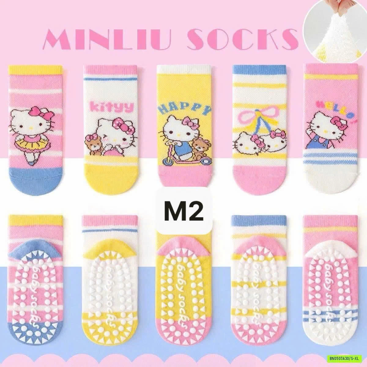 SET 5 ĐÔI TẤT CHỐNG TRƯỢT NHÀ MINLIU