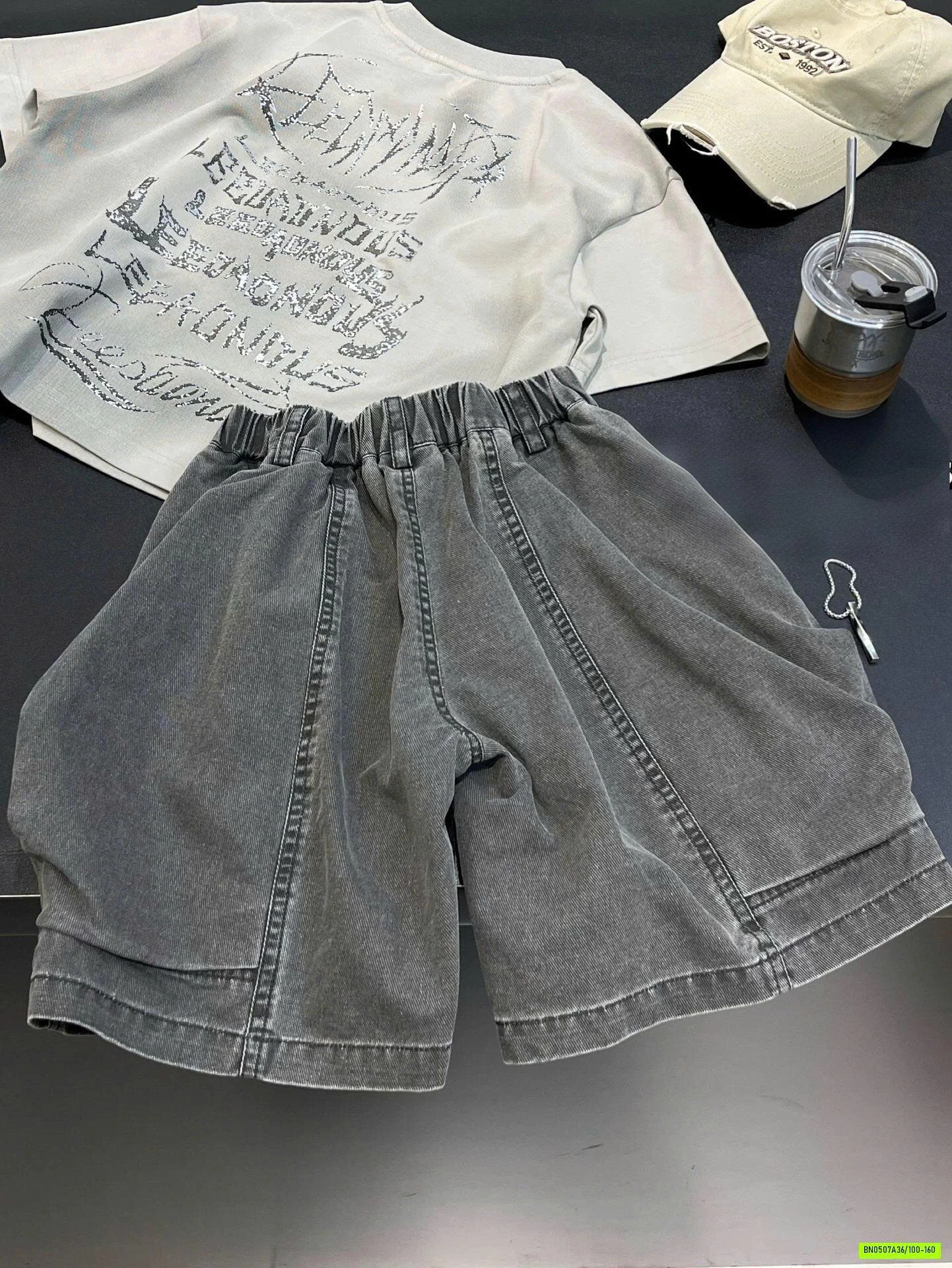 SHORT JEANS TÚI HỘP CÁ TÍNH