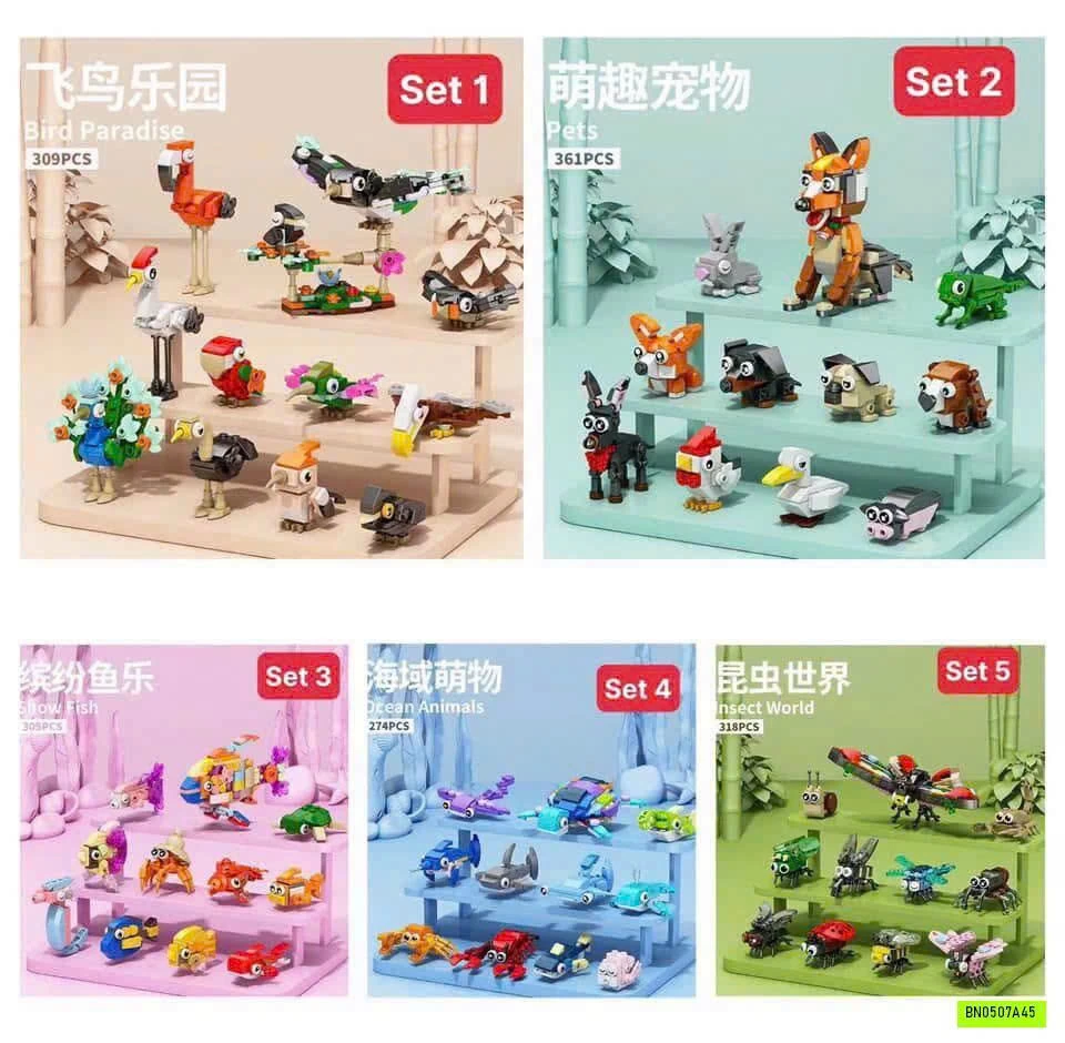 SET 10 LEGO CÔN TRÙNG