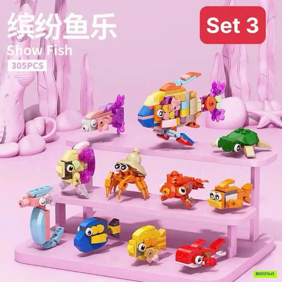 SET 10 LEGO CÔN TRÙNG