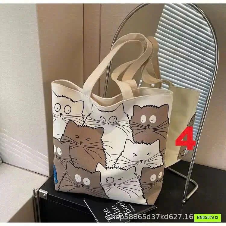 TÚI TOTE MÈO XINH INS SIÊU HOT