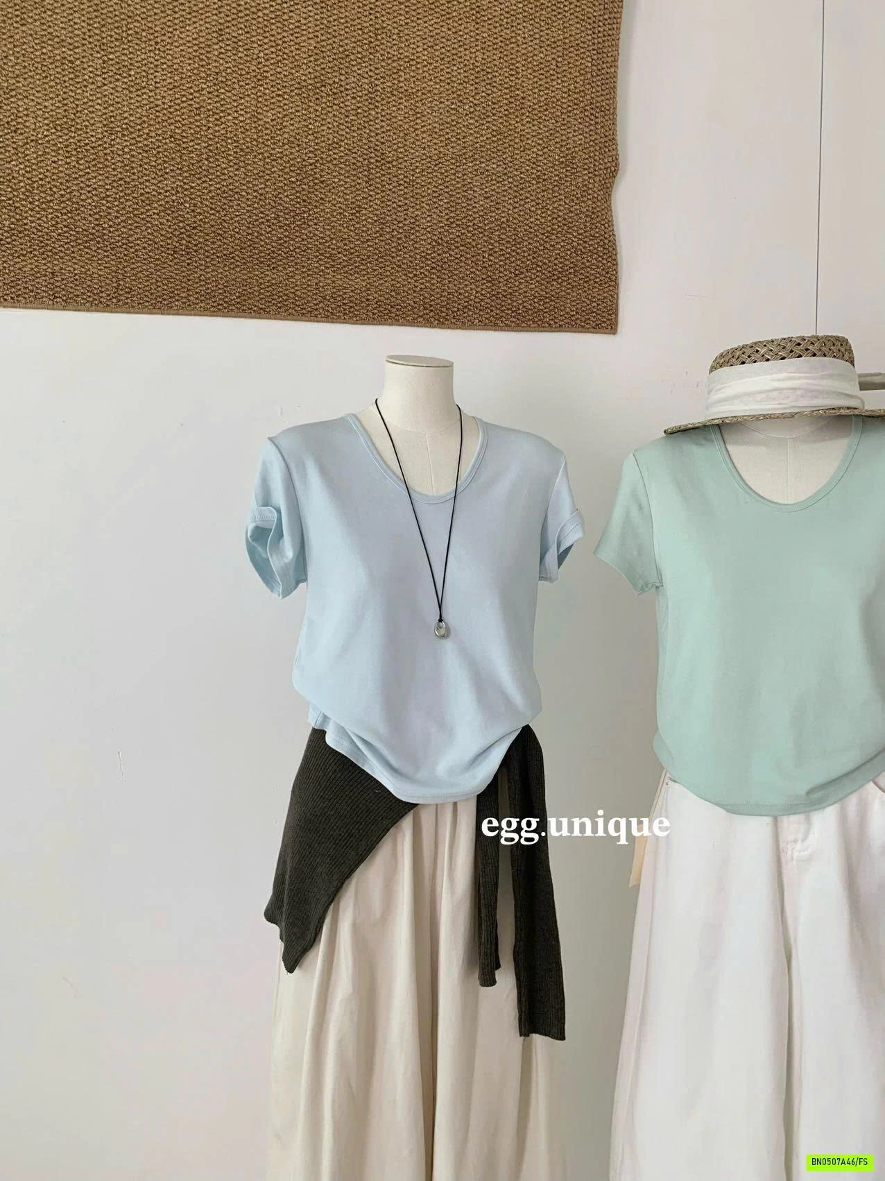 ÁO THUN CỔ TYM EGG BẢNG MÀU MỚI