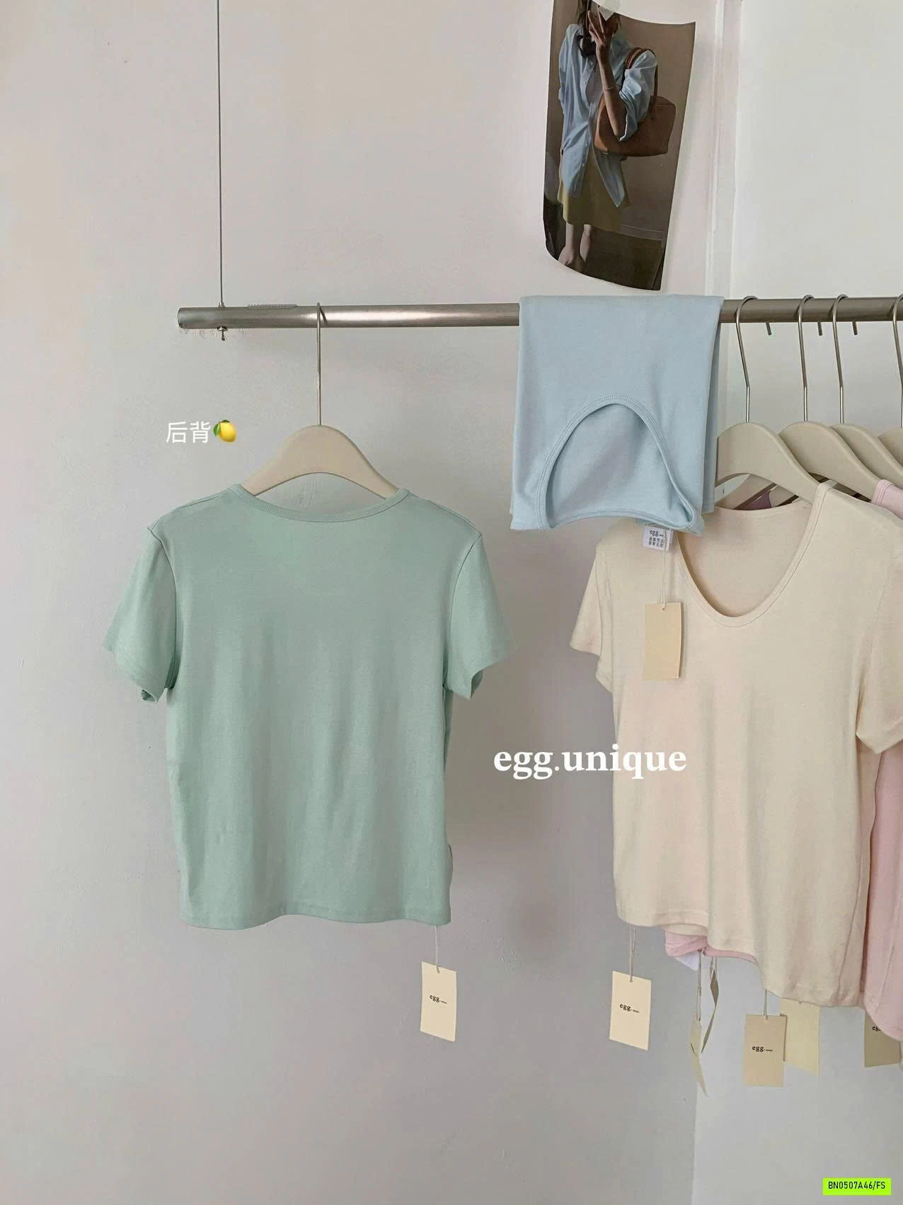 ÁO THUN CỔ TYM EGG BẢNG MÀU MỚI