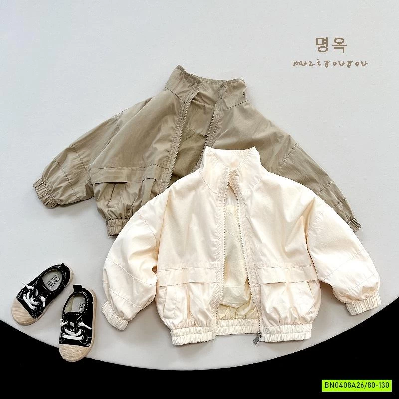 KHOÁC GIÓ CỔ BẺ 2 LỚP