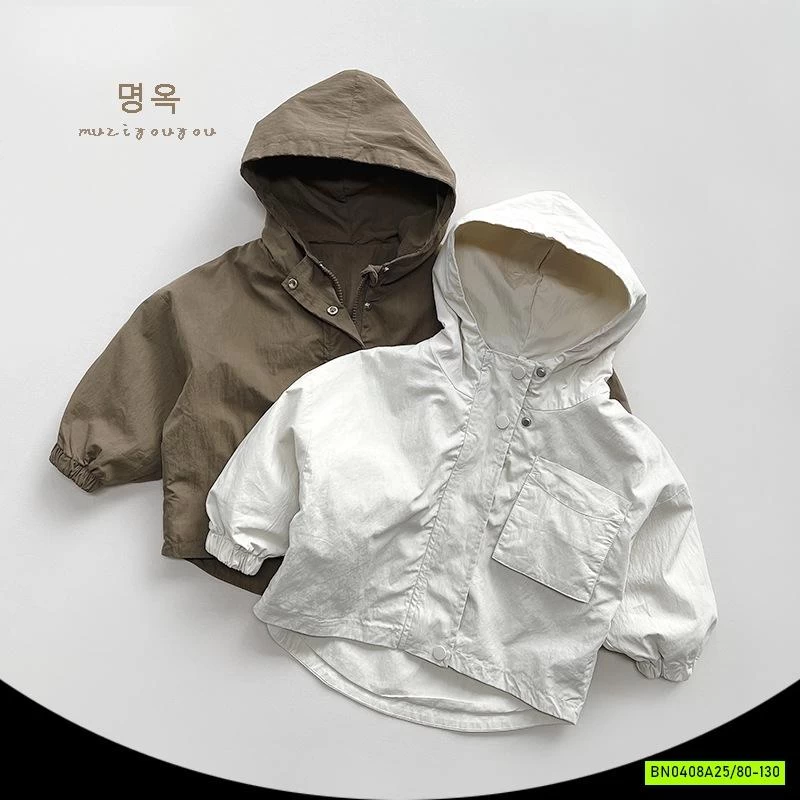 KHOÁC GIÓ ĐUÔI TÔM TÚI NGỰC