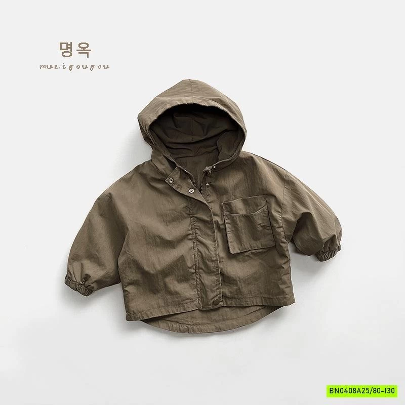 KHOÁC GIÓ ĐUÔI TÔM TÚI NGỰC