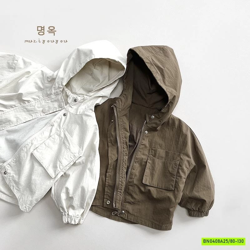 KHOÁC GIÓ ĐUÔI TÔM TÚI NGỰC