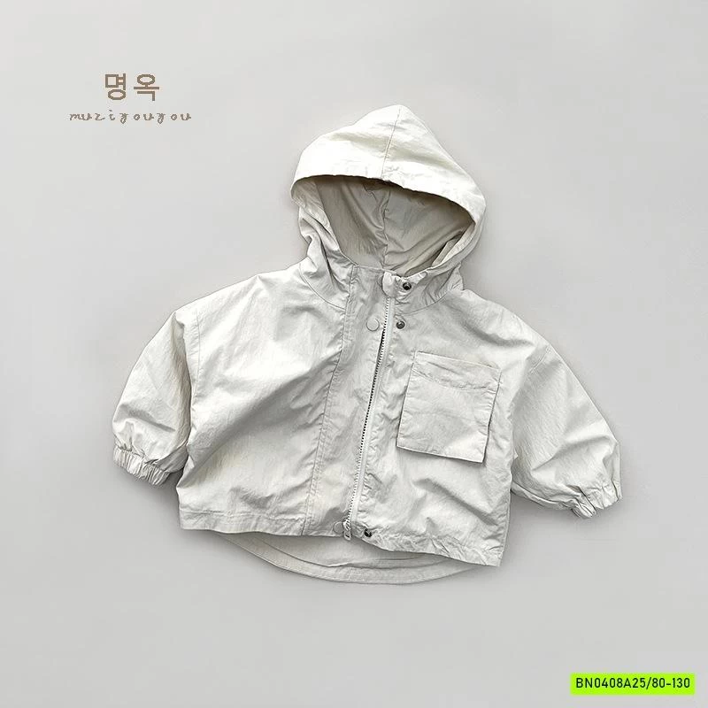 KHOÁC GIÓ ĐUÔI TÔM TÚI NGỰC