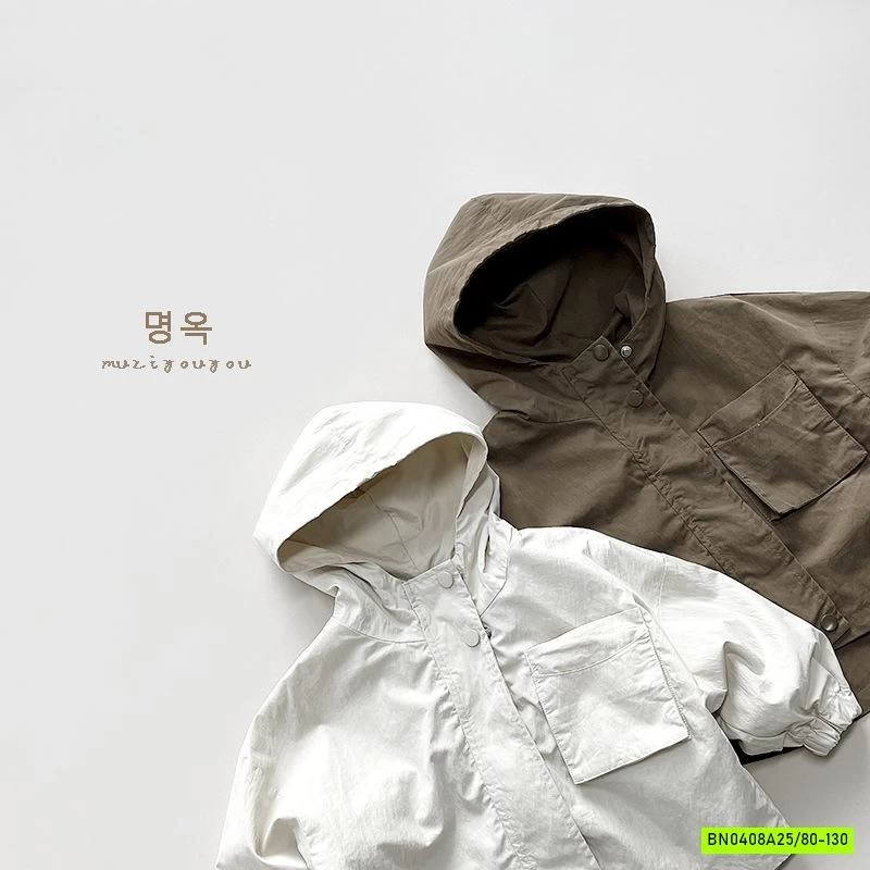 KHOÁC GIÓ ĐUÔI TÔM TÚI NGỰC