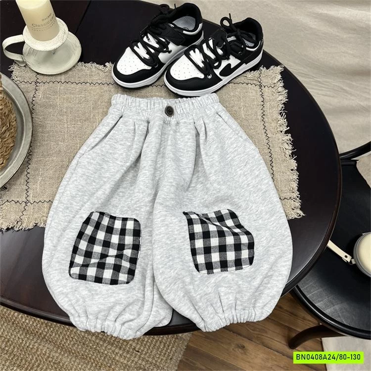 QUẦN BOM VÁ GỐI CARO