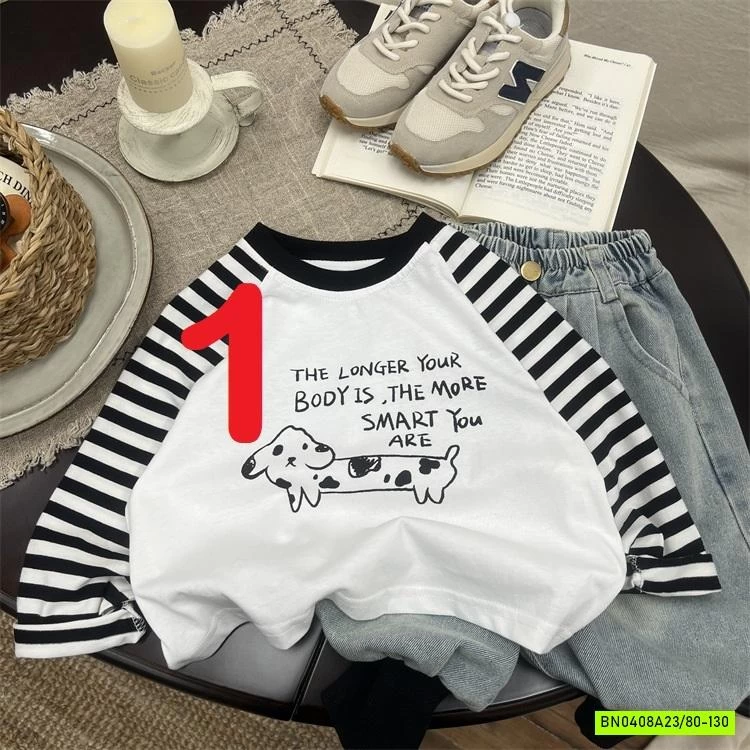 ÁO THUN PHỐI MÀU TAY