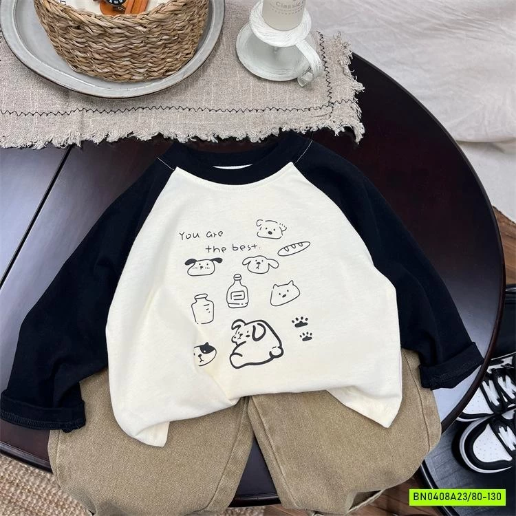 ÁO THUN PHỐI MÀU TAY