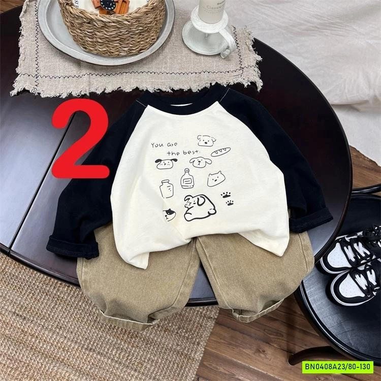 ÁO THUN PHỐI MÀU TAY