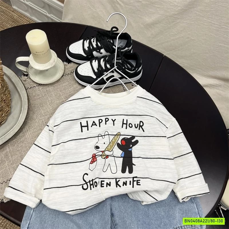 ÁO THUN XƯỚC KẺ NGANG