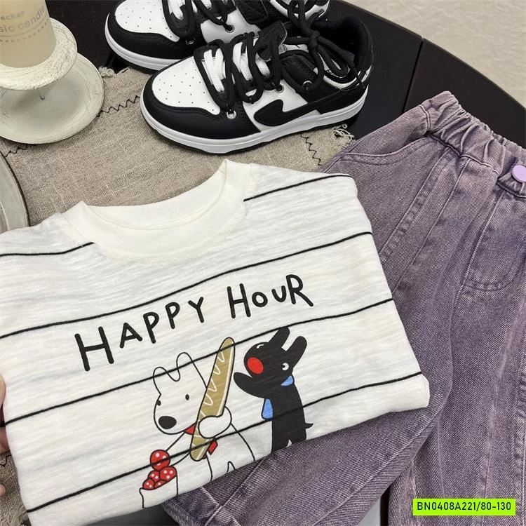 ÁO THUN XƯỚC KẺ NGANG