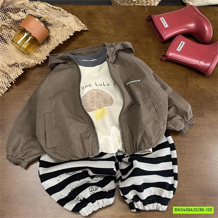 QUẦN NỈ KẺ NGANG BO GẤU