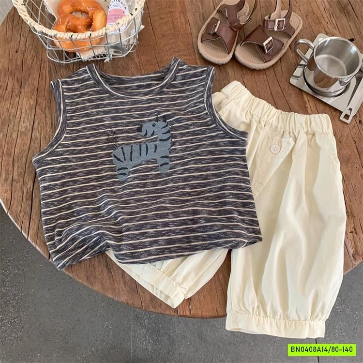 SÉT BỘ ÁO KẺ QUẦN BOM