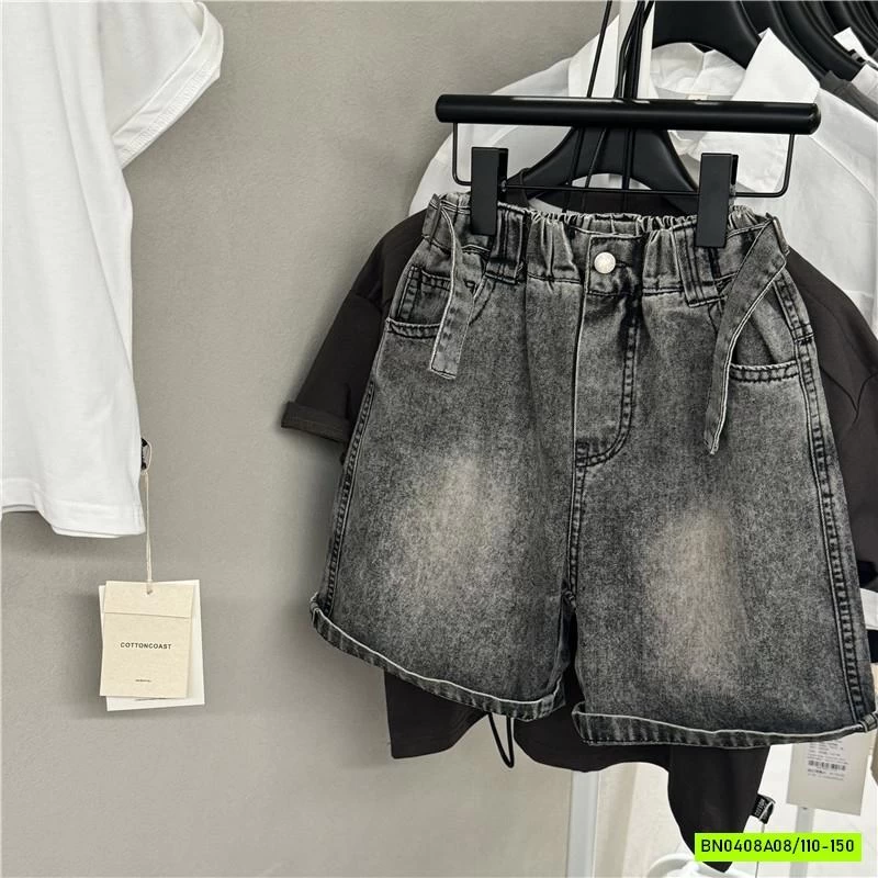 SHORT JEANS BẠC GỐI GIẢ ĐAI
