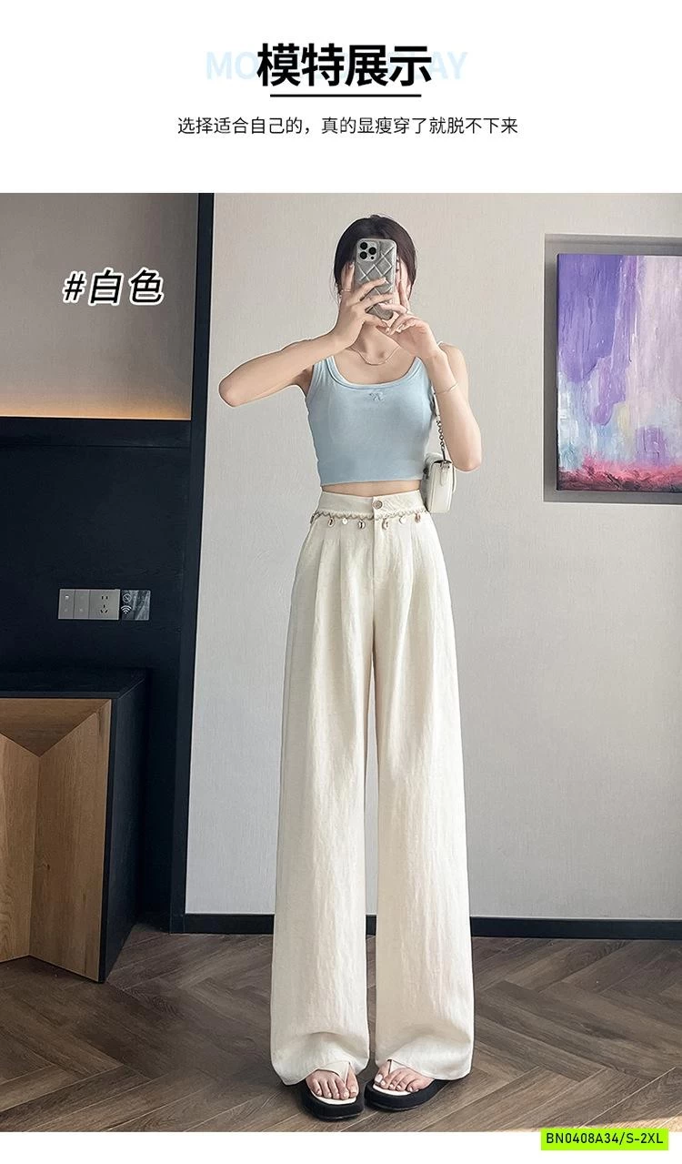 QUẦN ĐŨI SUÔNG CẠP ĐÍNH KHUY