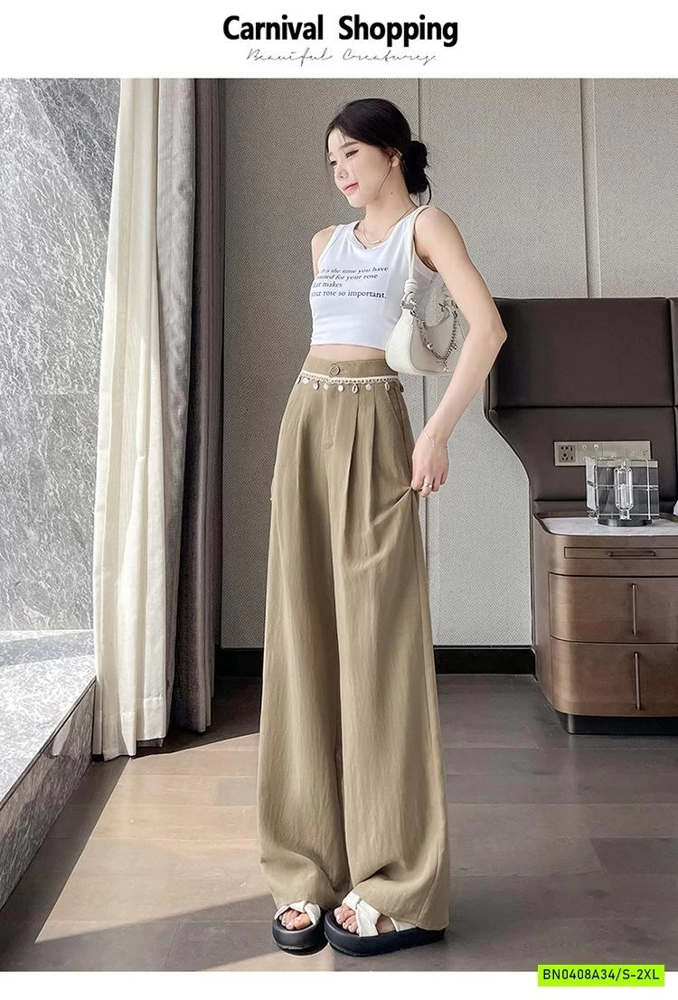 QUẦN ĐŨI SUÔNG CẠP ĐÍNH KHUY