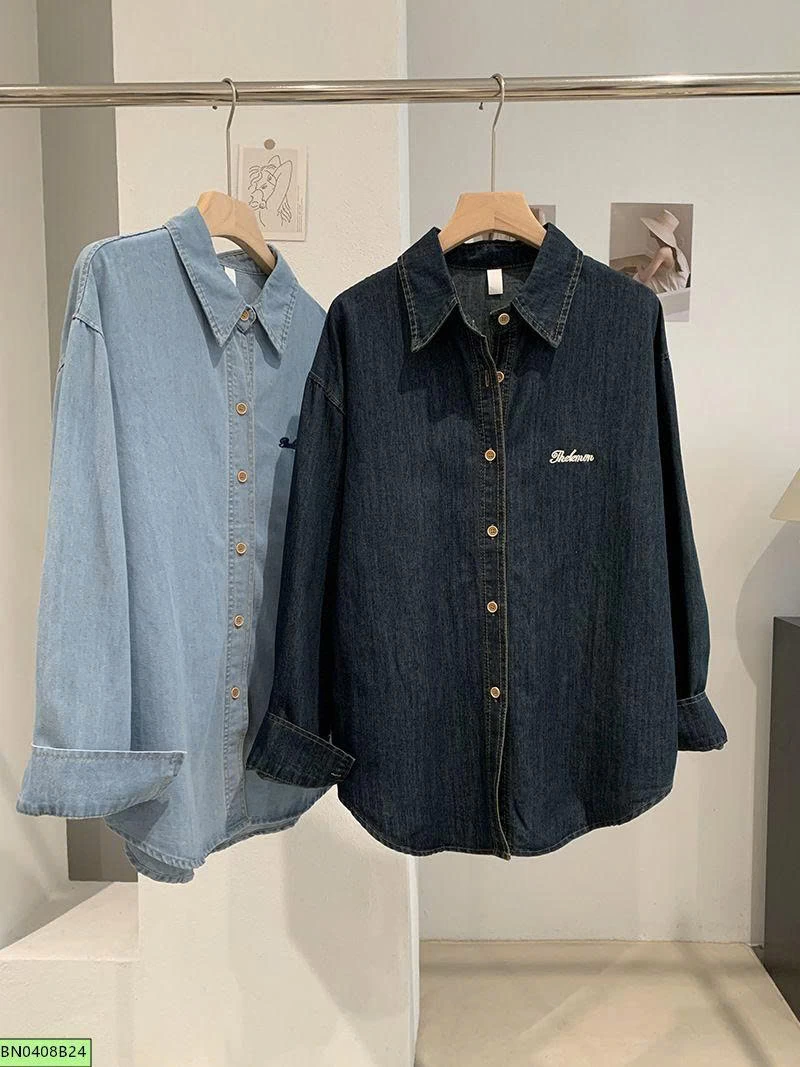 ÁO SƠ MI DENIM NỮ