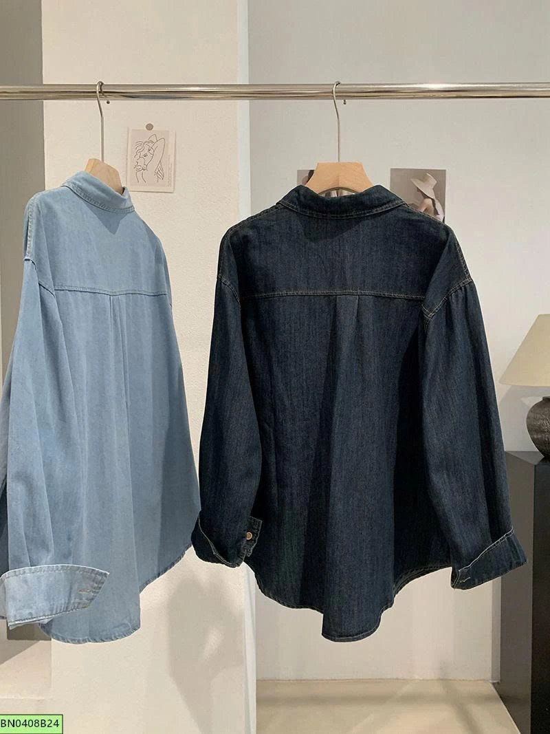 ÁO SƠ MI DENIM NỮ