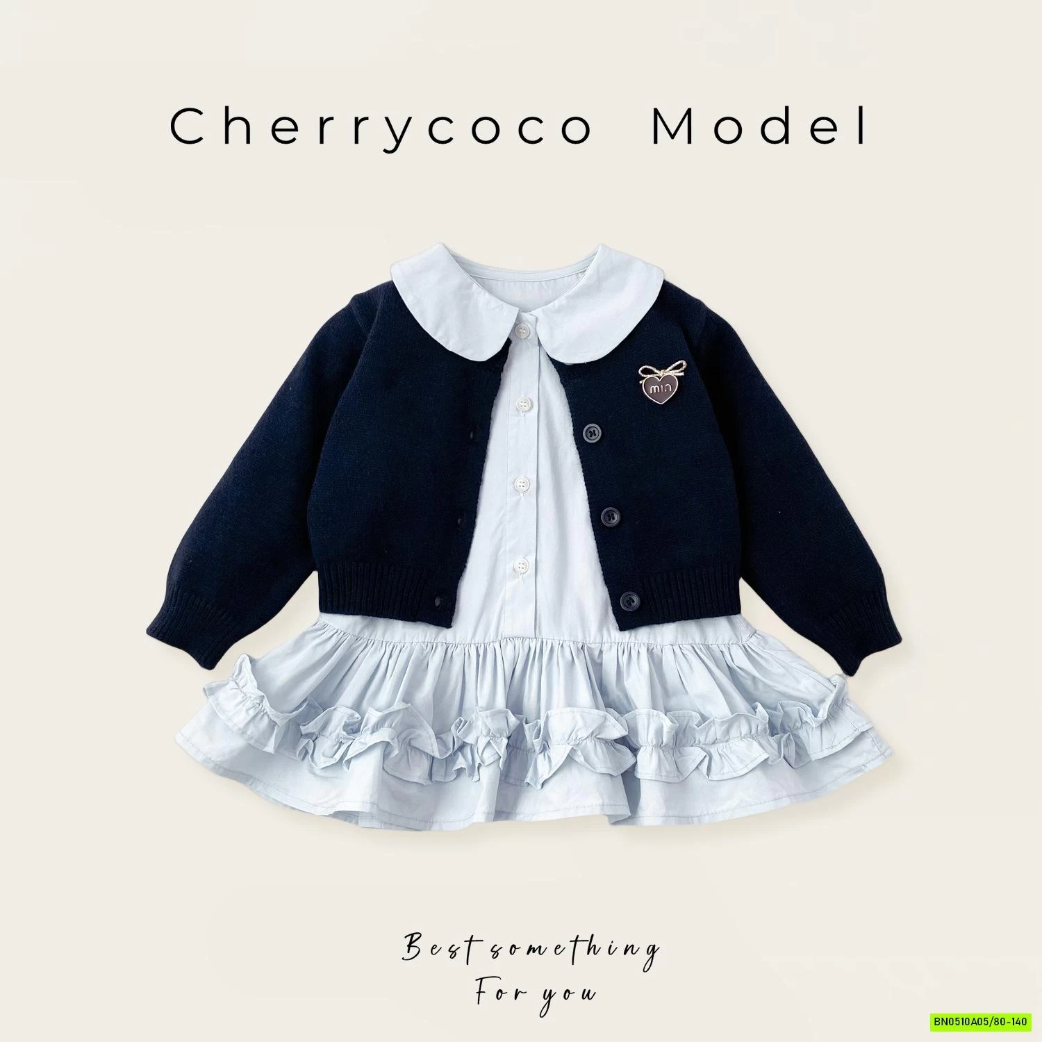 SÉT VÁY VIỀN BÈO CỔ SEN CHERRYCOCO