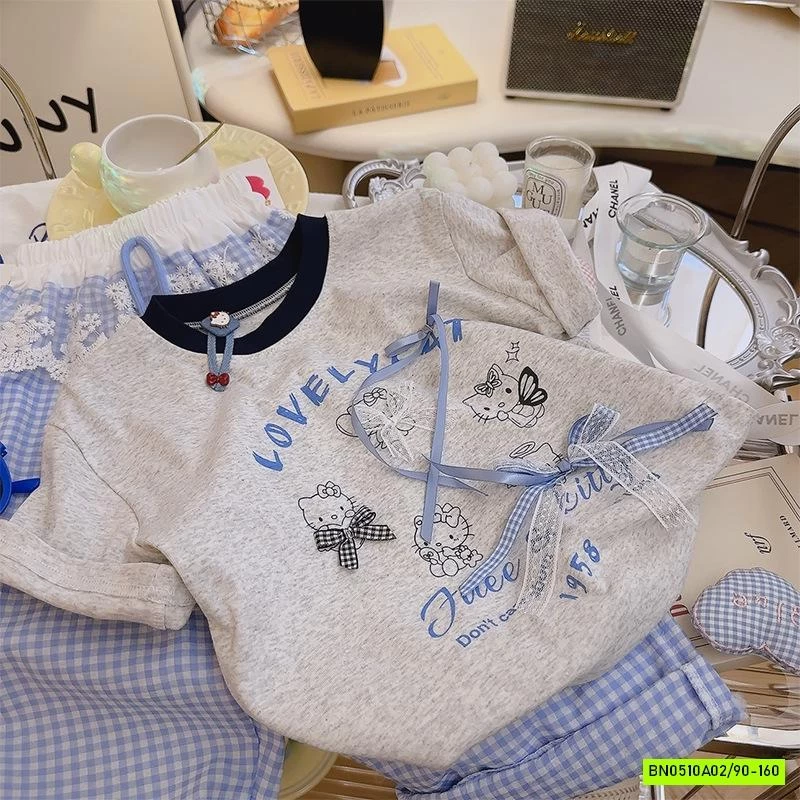 SÉT XÁM QUẦN CARO XANH