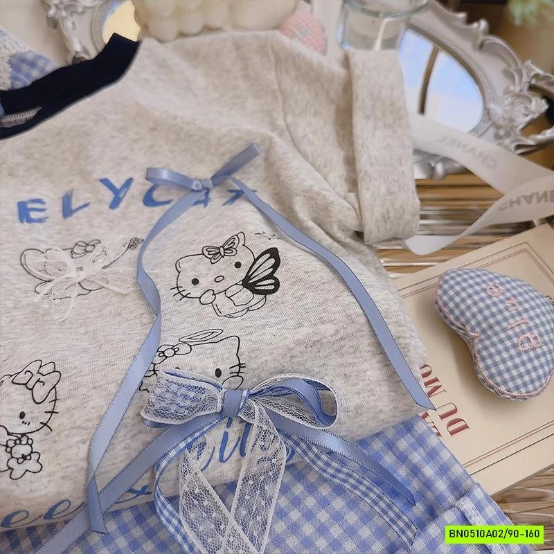 SÉT XÁM QUẦN CARO XANH